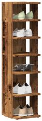 vidaXL Pantofare, 2 buc. , lemn vechi, 28x27x102 cm, lemn prelucrat GartenMobel Dekor (856665) Pantofar