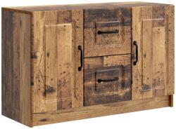 vidaXL Bufet cu sertar Lemn vechi 89 x 34, 5 x 57 cm Lemn prelucrat GartenMobel Dekor (895813) Comoda