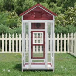 vidaXL Colivie de pasari cafeniu 91, 5x53x170 cm lemn masiv de pin GartenMobel Dekor (172254)