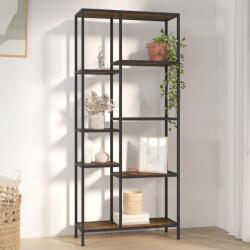 vidaXL Biblioteca, 80x30x180 cm, otel si lemn prelucrat GartenMobel Dekor (336360) Biblioteca