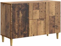 vidaXL Bufet cu sertar Lemn vechi 89 x 34, 5 x 60 cm Lemn prelucrat GartenMobel Dekor (894663) Comoda