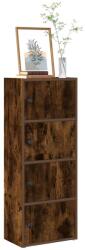 vidaXL Biblioteca, stejar fumuriu, 40x24x102 cm, lemn prelucrat GartenMobel Dekor (860377) Biblioteca