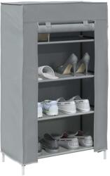 vidaXL Dulap pantofi gri 60, 5x30x97 cm tesatura netesa GartenMobel Dekor (4100621) Pantofar