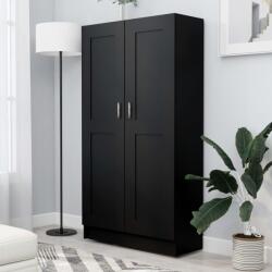 vidaXL Biblioteca, negru, 82, 5 x 30, 5 x 150 cm, PAL GartenMobel Dekor (802724) Biblioteca