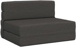 vidaXL Canapea Plianta cu Pat Gri închis 190 x 100 x 15 cm tesatura GartenMobel Dekor (900103) Canapea