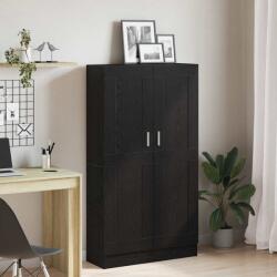 vidaXL Dulap pentru carti Stejar Negru 82, 5 x 30, 5 x 150 cm GartenMobel Dekor (3329275) Biblioteca