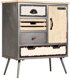 vidaXL Servanta, lemn masiv de mango si otel, 65 x 33 x 76 cm GartenMobel Dekor (246283) Comoda