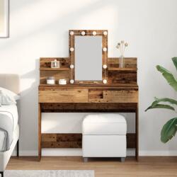 vidaXL Masa de Toaleta Lemn Vechi 100 x 40 x 130 cm Lemn compozit GartenMobel Dekor (868850)