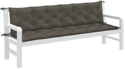 vidaXL Perna banca de gradina 2buc melanj gri închis 200x50x7cm textil GartenMobel Dekor (4002631)