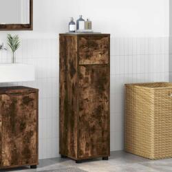 vidaXL Dulap de Baie Stejar fumuriu 30, 5 x 30 x 101 cm Lemn compozit GartenMobel Dekor (888742)