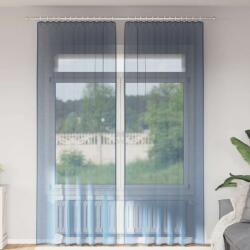 vidaXL Perdele Voile cu buzunare pentru bare 2 buc Albastru regal GartenMobel Dekor (4102215)