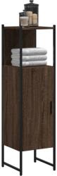 vidaXL Dulap de baie, stejar maro, 33x33x120, 5 cm, lemn prelucrat GartenMobel Dekor (842470)