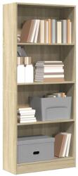 vidaXL Biblioteca, stejar sonoma, 60x24x143 cm, lemn prelucrat GartenMobel Dekor (857814) Biblioteca
