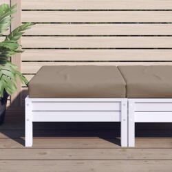 vidaXL Perna paleti de podea, gri taupe, 60x60x9, 5 cm, material textil GartenMobel Dekor (361800)