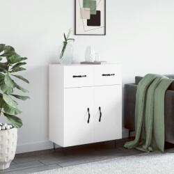 vidaXL Servanta, alb extralucios, 69, 5x34x90 cm, lemn compozit GartenMobel Dekor (827974) Comoda