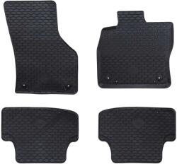 vidaXL Covor pentru masina 4 pcs Negru Cauciuc GartenMobel Dekor (42029070)