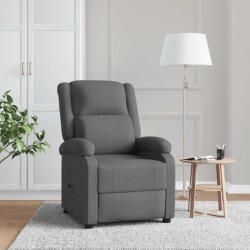 vidaXL Fotoliu rabatabil, gri închis, material textil GartenMobel Dekor (340182)