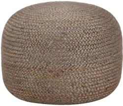 vidaXL Taburet lucrat manual, gri deschis, 45 x 30 cm, iuta GartenMobel Dekor (248081)