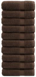 vidaXL Prosoape de dus premium SOLUND 10 buc maro 70x140cm 600 gsm GartenMobel Dekor (137238) Prosop