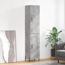 vidaXL Dulap înalt, gri beton, 34, 5x34x180 cm, lemn prelucrat GartenMobel Dekor (3199117) Comoda