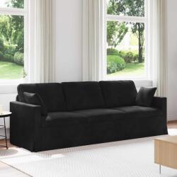 vidaXL Canapea Negru 228 x 78 x 80 cm Catifea GartenMobel Dekor (42024446) Canapea