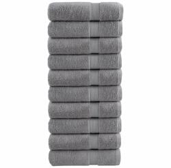vidaXL Prosoape de dus premium SOLUND 10 buc gri 70x140cm 600 gsm GartenMobel Dekor (137310) Prosop