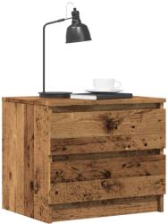 vidaXL Noptiere, 2 buc. , lemn vechi, 50x40x43, 5 cm, lemn prelucrat GartenMobel Dekor (856519)