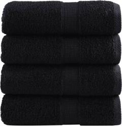 vidaXL Prosoape de baie premium SOLUND, 4 buc. , negru, 30x30 cm, 600 g/m2 GartenMobel Dekor (137420) Prosop