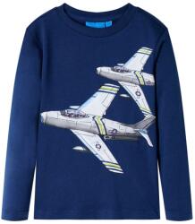 vidaXL Tricou pentru copii cu maneci lungi, , bleumarin, 92 GartenMobel Dekor (13179)