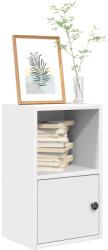 vidaXL Biblioteca, alb, 31x24x52 cm, lemn prelucrat GartenMobel Dekor (860319) Biblioteca