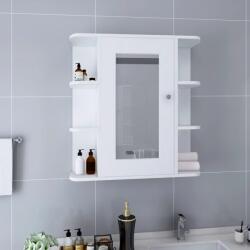 vidaXL Dulap de baie cu oglinda, alb, 66x17x63 cm, MDF GartenMobel Dekor (323601)