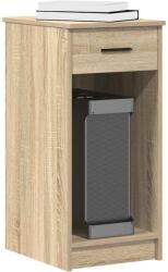 vidaXL Suport turn pentru computer cu sertar Stejar Sonoma 35x45x77 cm GartenMobel Dekor (858742)