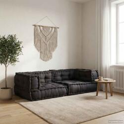 vidaXL Canapea modulara cu 2 locuri Antracit 140x70x36 Material GartenMobel Dekor (4019028)