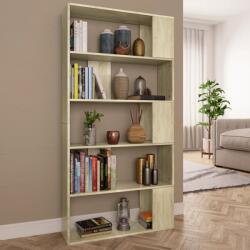 vidaXL Biblioteca/Separator, stejar sonoma 80x24x159 cm lemn prelucrat GartenMobel Dekor (800102) Biblioteca