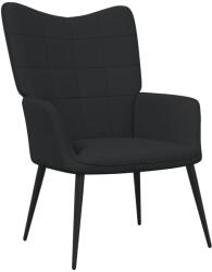 vidaXL Scaun de relaxare, negru, material textil GartenMobel Dekor (327947)