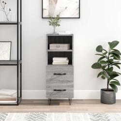 vidaXL Servanta, gri sonoma, 34, 5x34x90 cm, lemn compozit GartenMobel Dekor (828666) Comoda