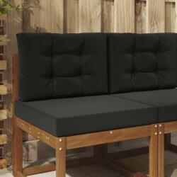 vidaXL Perna pentru canapea de exterior 2 pcs Negru Poliester GartenMobel Dekor (900734)