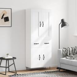 vidaXL Dulap înalt, alb, 69, 5x34x180 cm, lemn compozit GartenMobel Dekor (3199905) Comoda