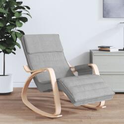 vidaXL Scaun balansoar, gri deschis, material textil GartenMobel Dekor (351074) Balansoar