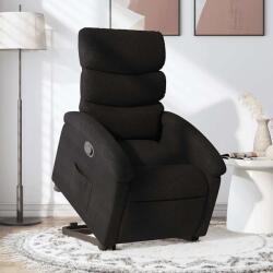 vidaXL Fotoliu rabatabil cu ridicare pe verticala, negru, textil GartenMobel Dekor (3203980)