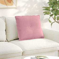 vidaXL Perna pentru spate Roz 60 x 50 cm Tesatura din corduroy GartenMobel Dekor (42014679)