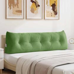 vidaXL Perna pentru spate Verde deschis 160 x 24 x 50 cm Catifea GartenMobel Dekor (42014548)