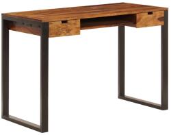 vidaXL Birou, 110 x 55 x 78 cm, lemn masiv de acacia si otel GartenMobel Dekor (247963)