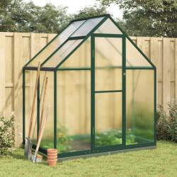vidaXL Sere cu cadru de baza, verde, 169x114x202 cm, aluminiu GartenMobel Dekor (4005826)