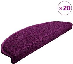 vidaXL Covorase scari, 20 buc. , 65x21x4 cm, violet, semirotunde, mari GartenMobel Dekor (3365850) Covor