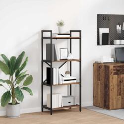 vidaXL Raft pentru carti Lemn Vechi 56 x 34 x 133, 5 cm Lemn compozit GartenMobel Dekor (883872) Biblioteca