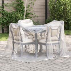 vidaXL Prelata transparenta cu ochiuri de fixare, polietilena, 2x2 m GartenMobel Dekor (4018503)