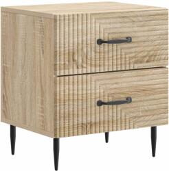 vidaXL Noptiera dormitor stejar sonoma cu 2 sertare, 43 x 34, 5 x 47, 5 cm (894759)