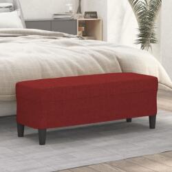 vidaXL Banca, rosu vin, 100x35x41 cm, textil GartenMobel Dekor (349413)