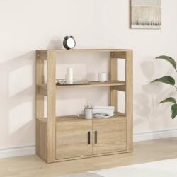 vidaXL Servanta, stejar sonoma, 80x30x90 cm, lemn compozit GartenMobel Dekor (819463) Comoda
